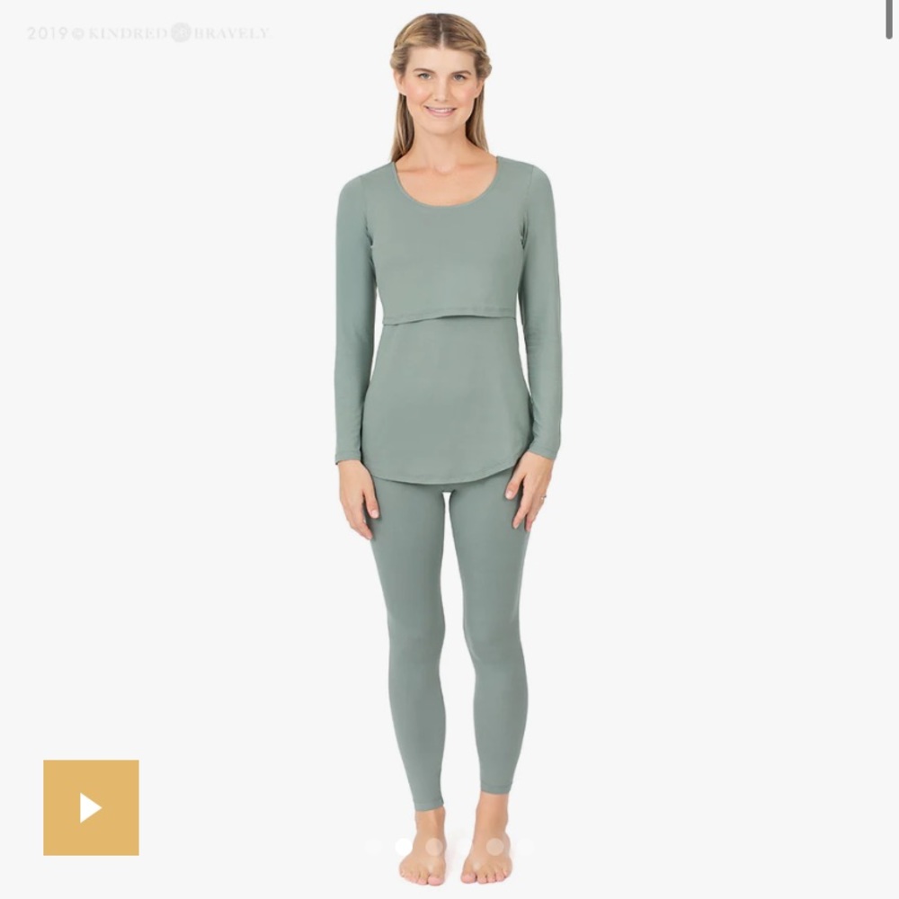 Kindred Bravely Nursing Pajama Set Maternity